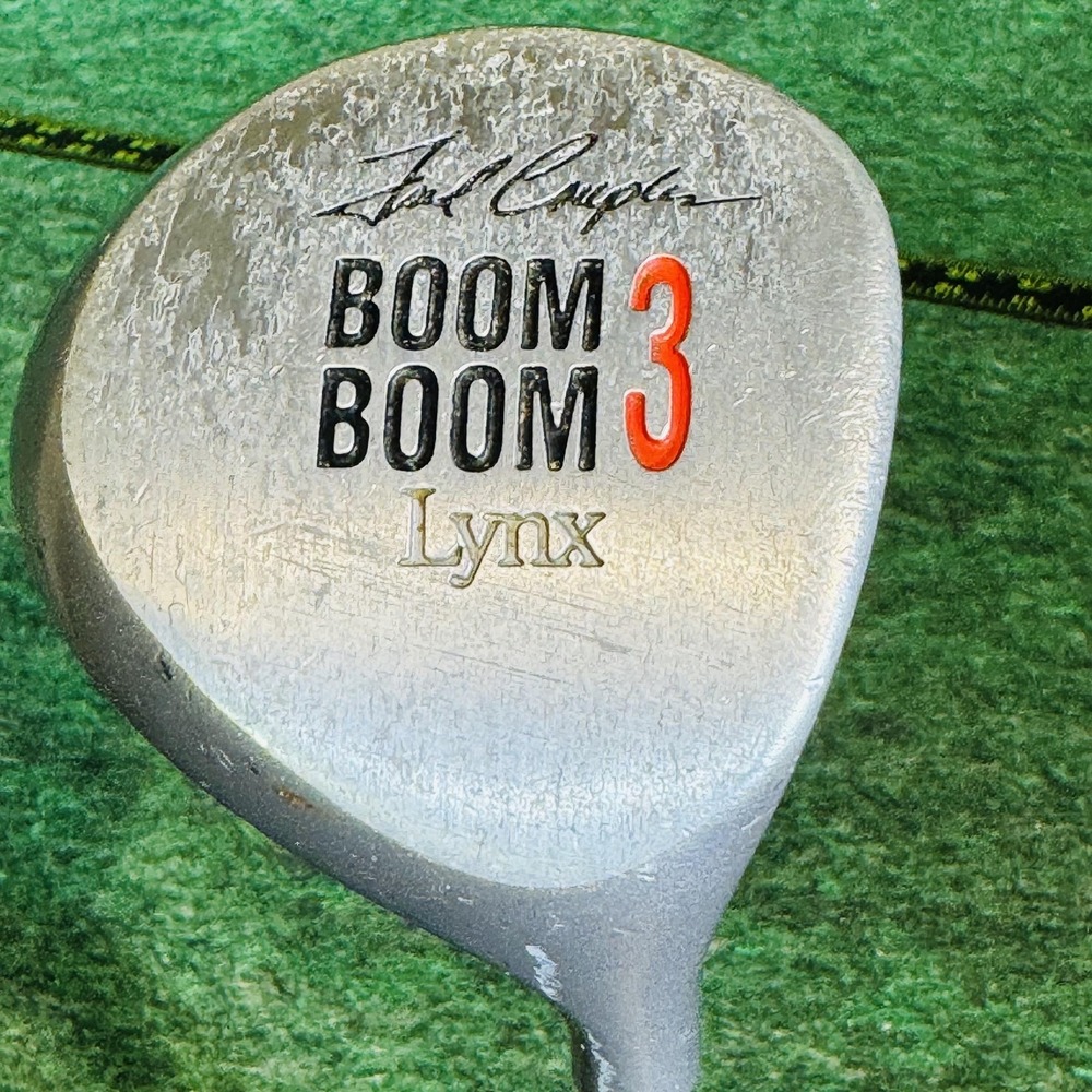 Lynx Boom Boom 3 3 Wood Mens RH Steel Shaft Golf Pride Grip Gray Golf Club USA